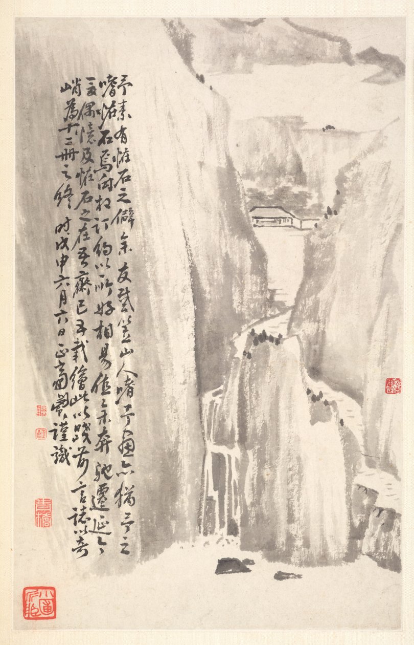 Falaises abruptes, 1788 - Min Zhen