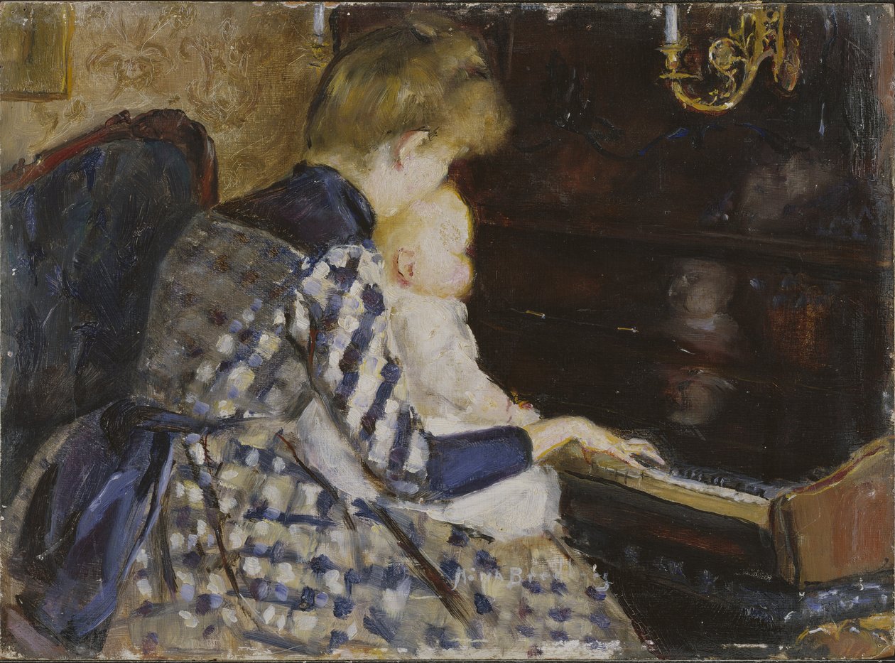 Au piano - Mina Carlson Bredberg