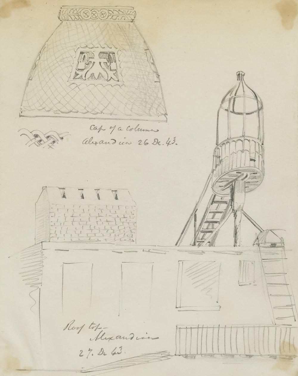 Alexandrie (toit/capuchon de colonne) - Miner Kilbourne Kellogg