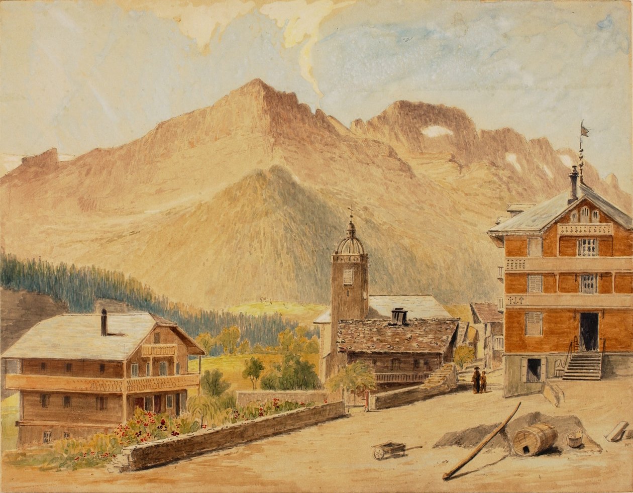 Champéry et le Mont Bounaveau, Suisse - Miner Kilbourne Kellogg