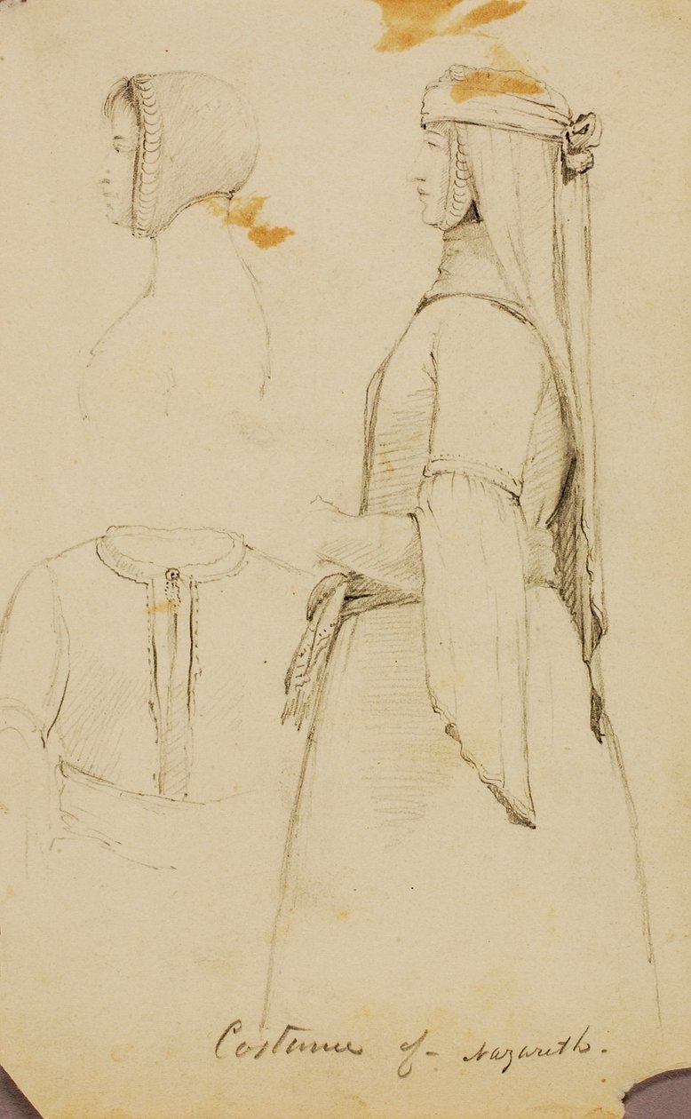 Costume de Nazareth, Israël - Miner Kilbourne Kellogg