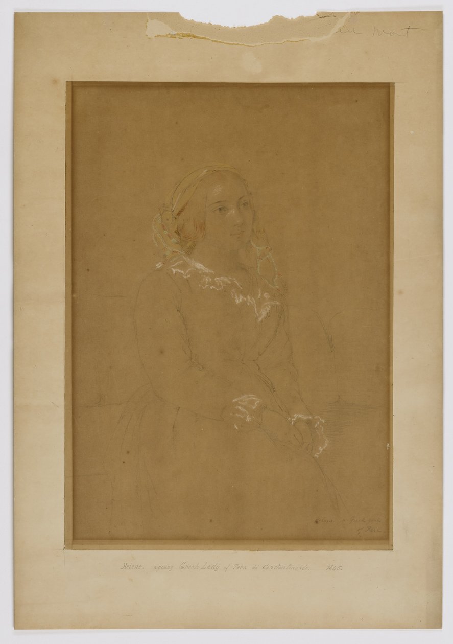 Hélène, une jeune femme grecque de Pera di Constantinople - Miner Kilbourne Kellogg