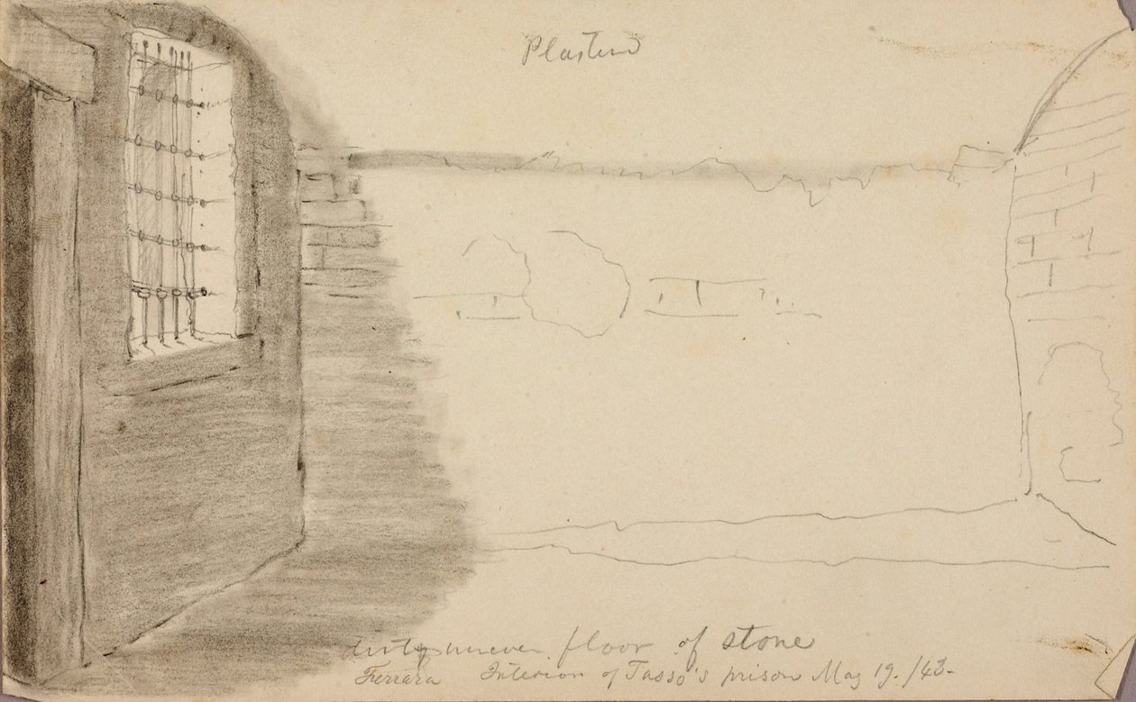 Intérieur de la prison de Tasso, Ferrare - Miner Kilbourne Kellogg