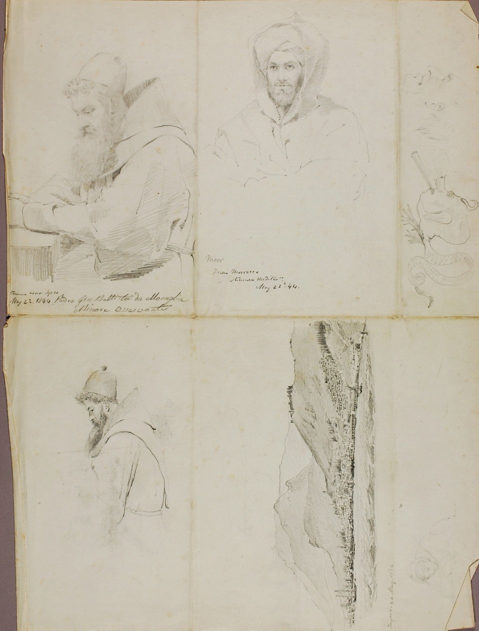 Études--Paysage et portrait - Miner Kilbourne Kellogg