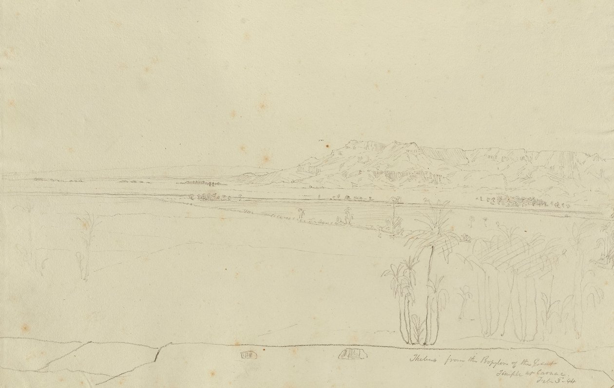 Thebes | Miner Kilbourne Kellogg | Estampe d'art
