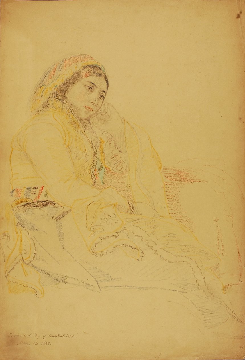 Dame turque de Constantinople - Miner Kilbourne Kellogg