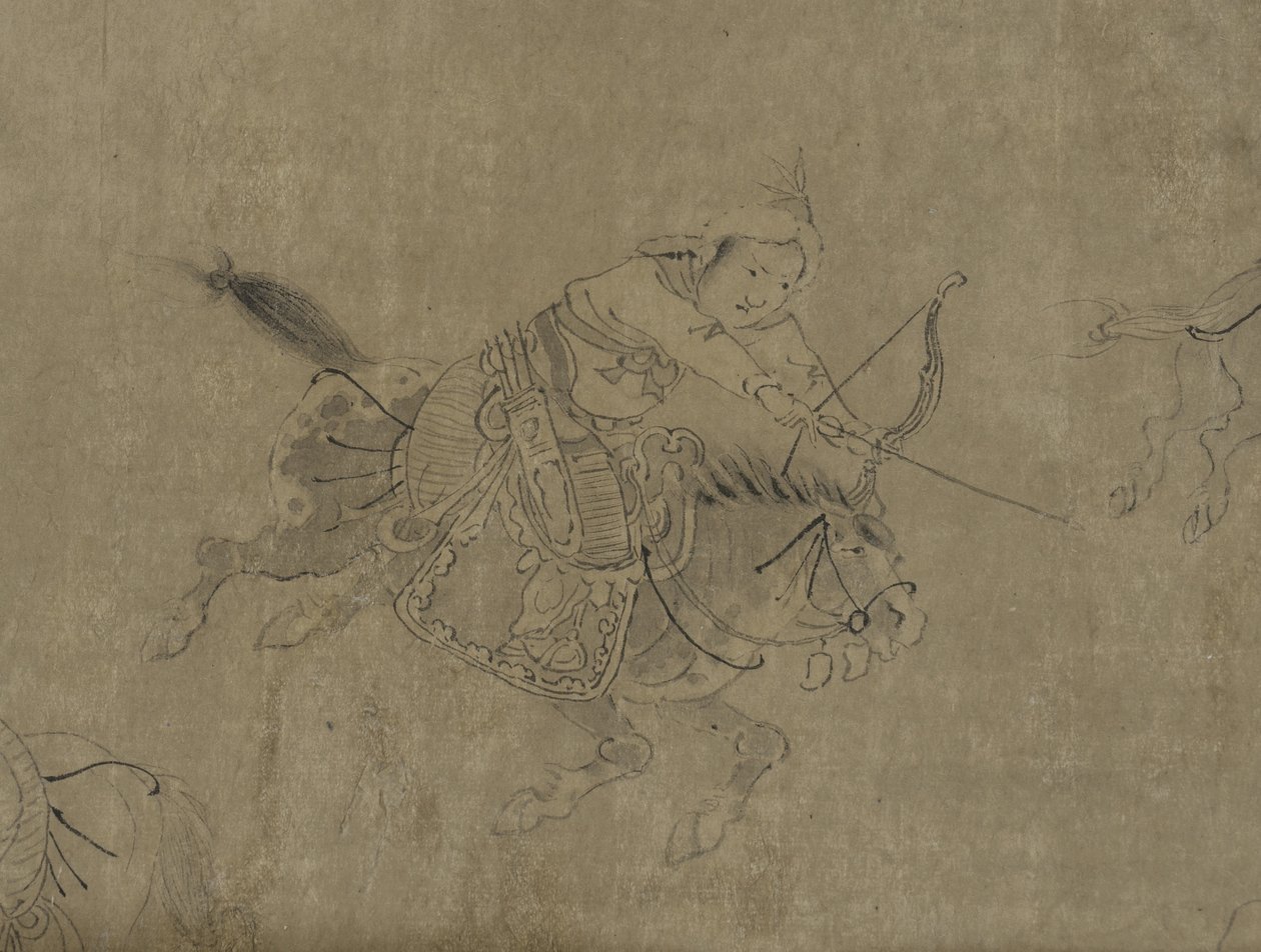La captivité de Cai Wenji, XIVe-XVe siècle - Ming Dynasty Chinese School