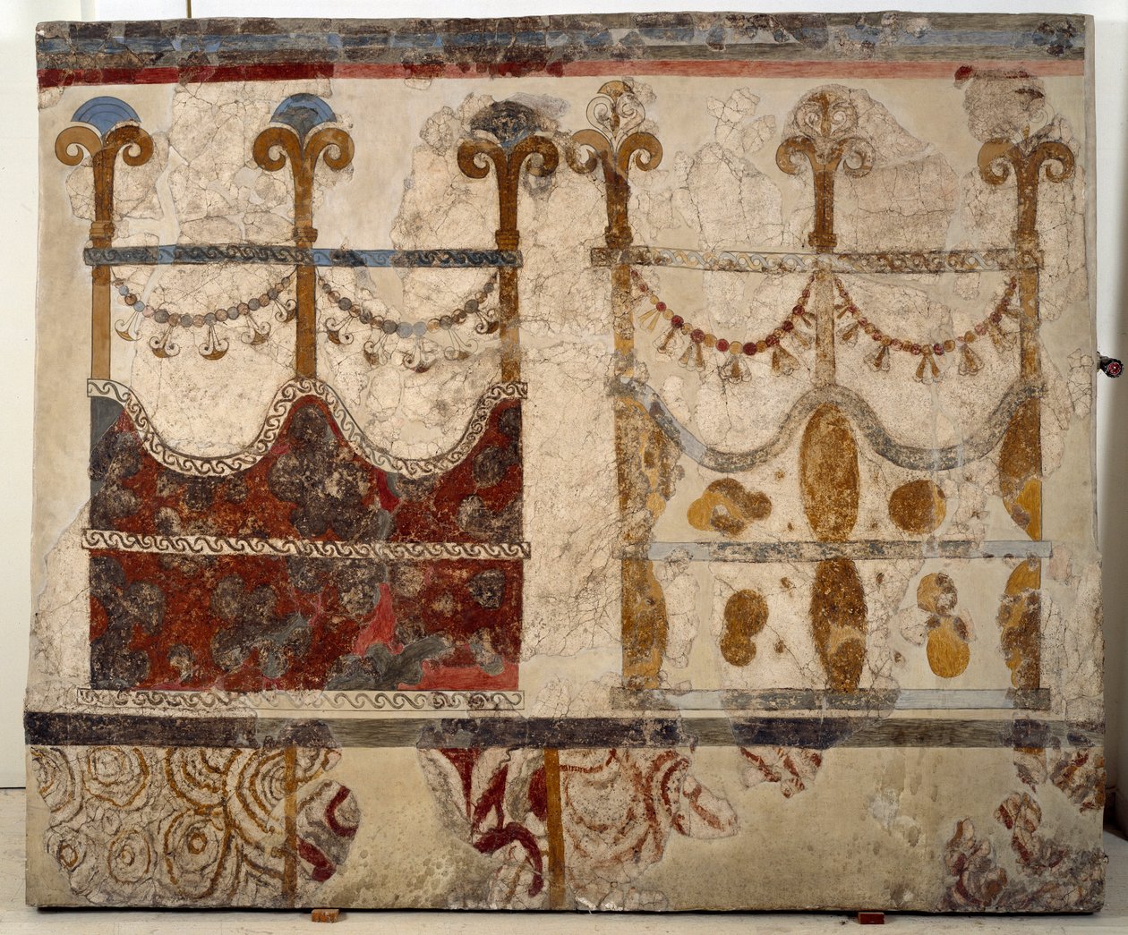 Civilisation minoenne : représentation de deux portails (Ikria) - Minoan