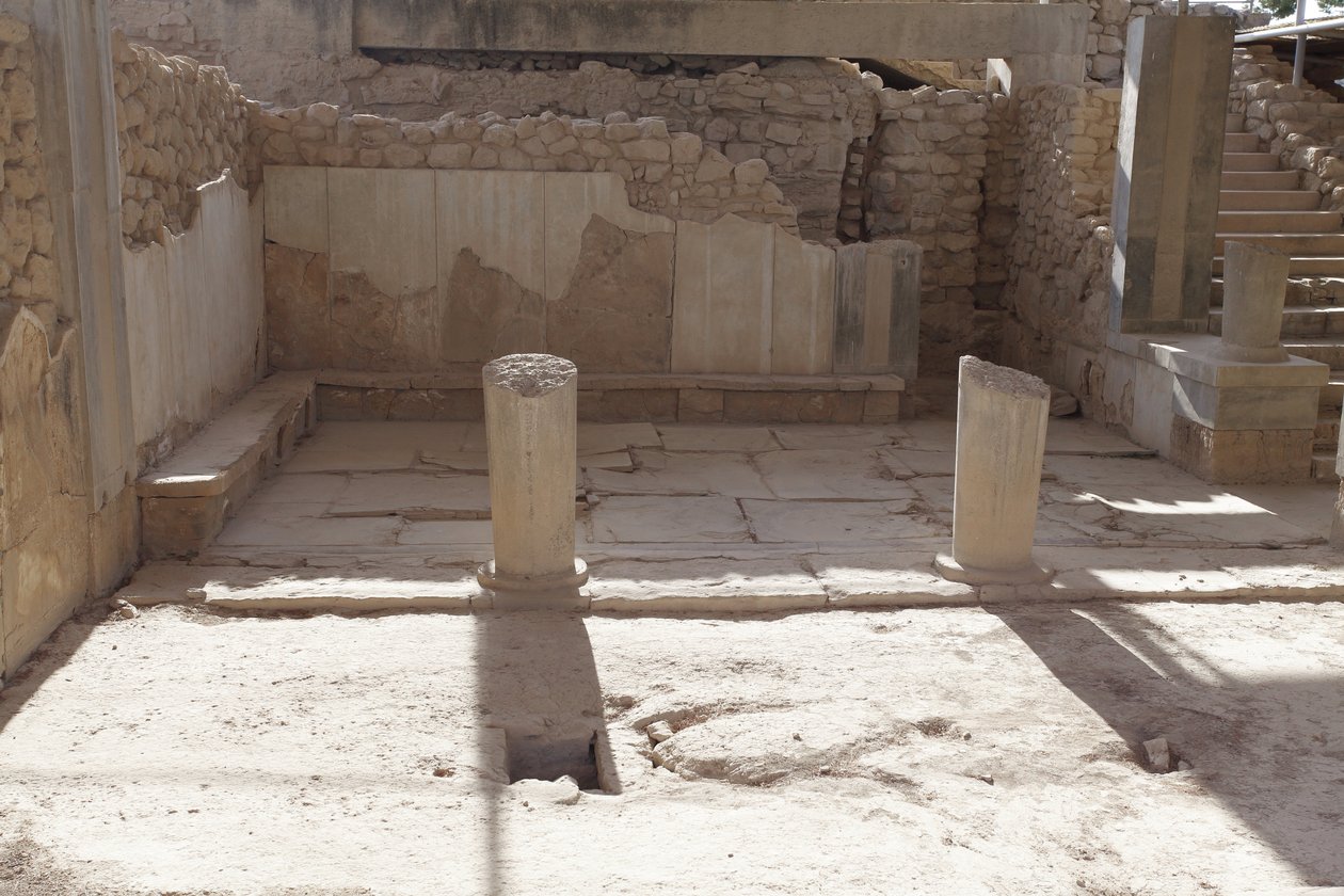 Site archéologique minoen de Phaistos, mégaron de la reine - Minoan