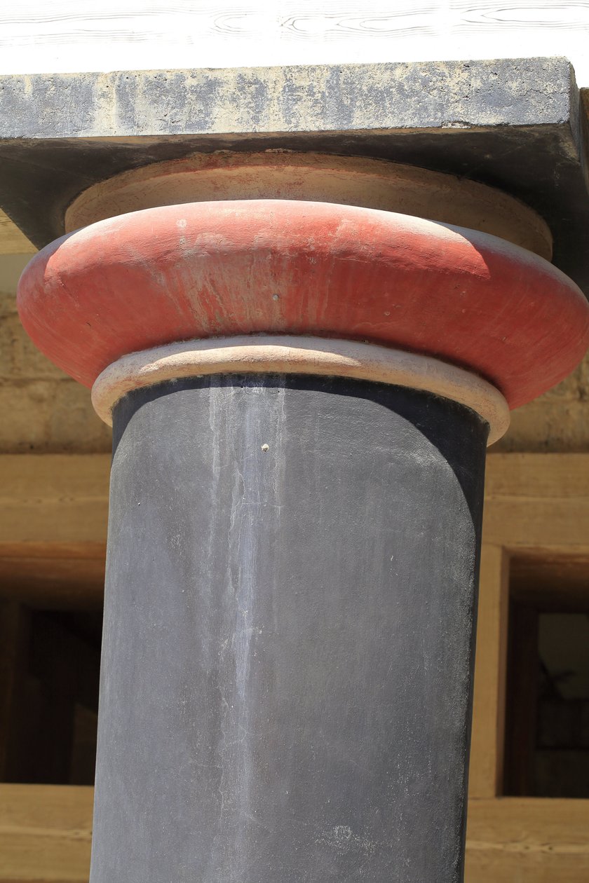 Site archéologique minoen de Knossos. Détail d