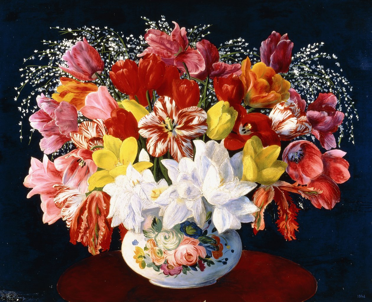 Grand bouquet de tulipes - Moise Kisling