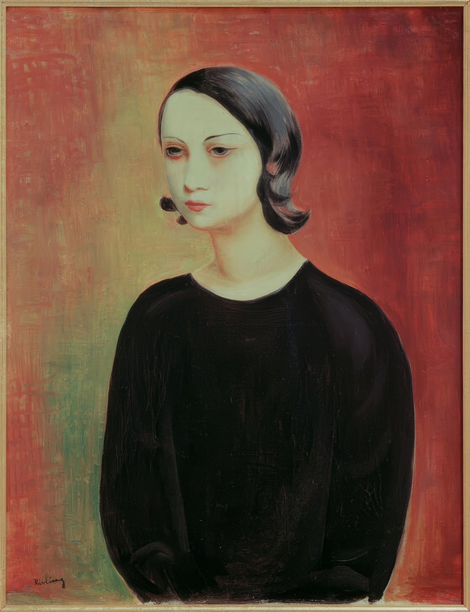Fille en blouse noire - Moise Kisling