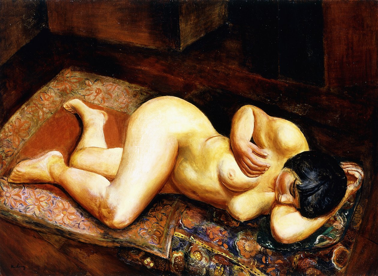 Femme nue couchée - Moise Kisling