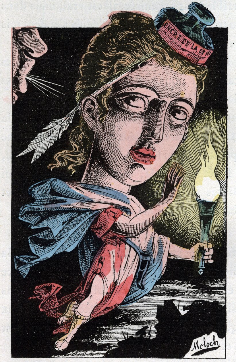Allégorie de la presse au XIXe siècle - Moloch