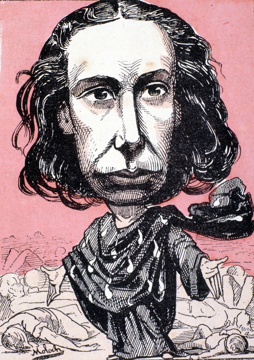Louise Michel par Moloch - dans le "Trombinoscope" du 19ème siècle - Moloch