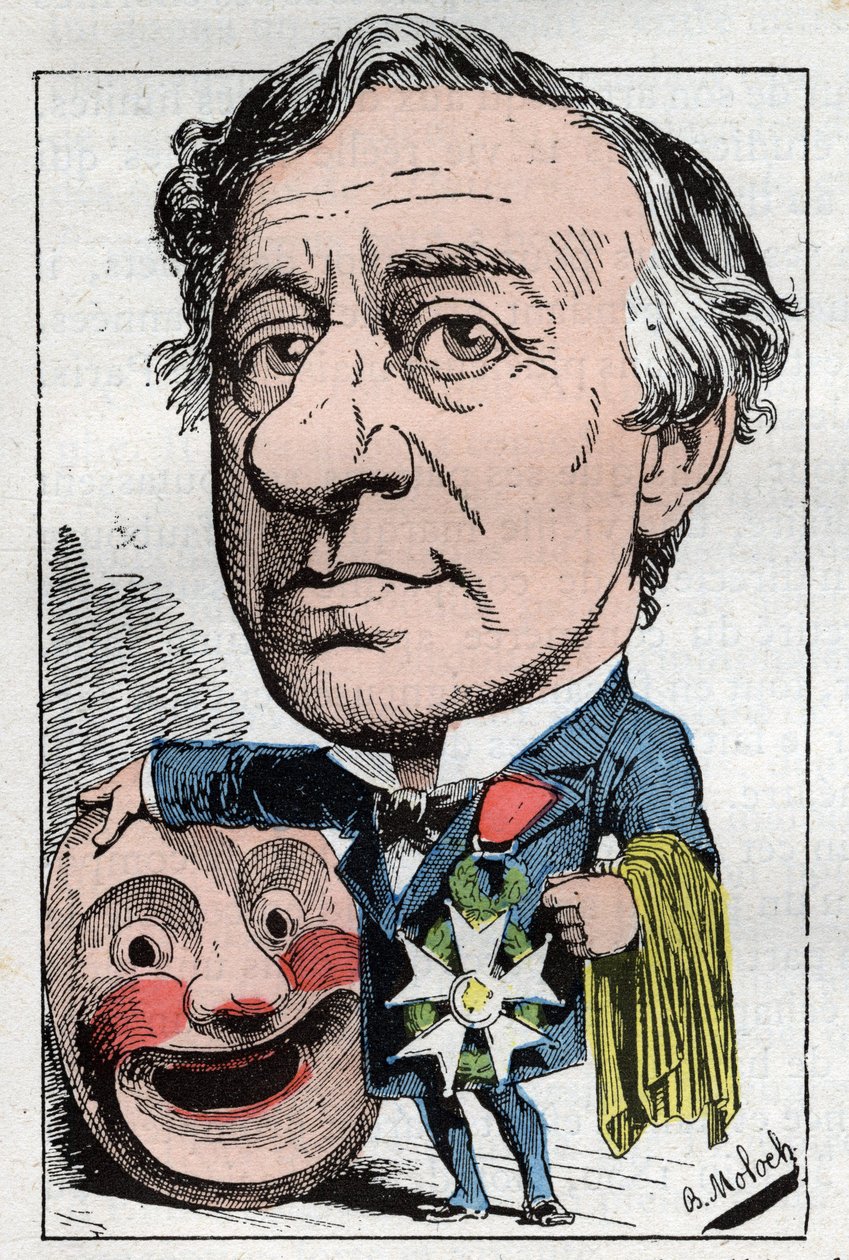 Portrait de François Jules Edmond Got (1822 - 1901) acteur français - Moloch