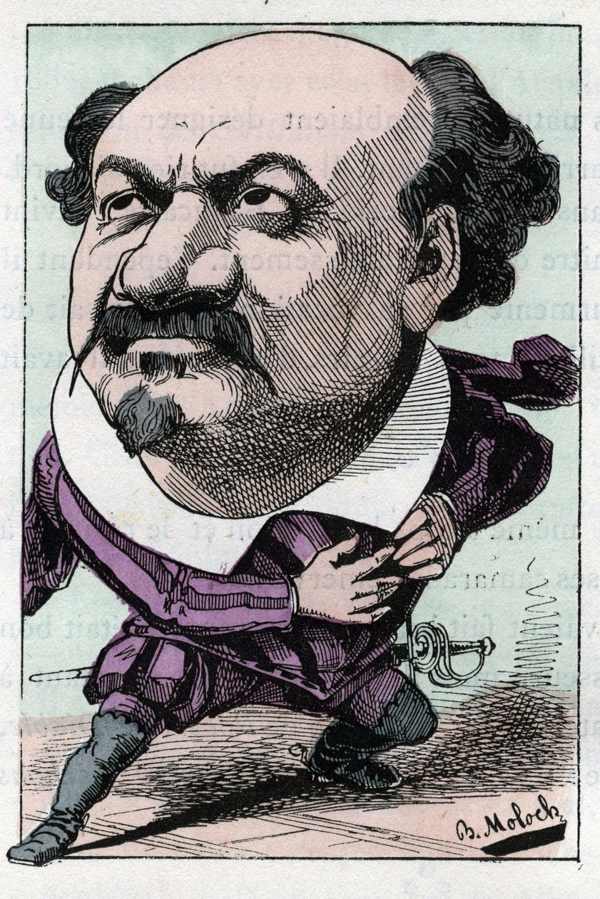 Portrait de François Pierre Villaret (1830-1896) ténor de l