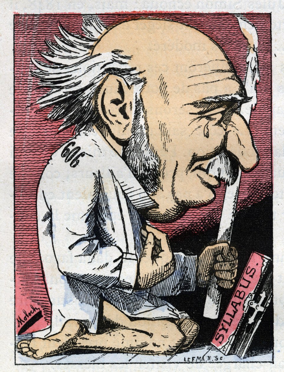 Portrait de Jules Simon (1814-1896), homme politique français - Moloch