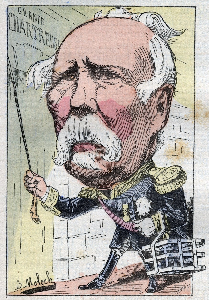 Portrait de Patrice de Mac Mahon, maréchal de France en 1859, duc de Magenta (1808-1893) président de la République de 1873 à 1879 - Moloch
