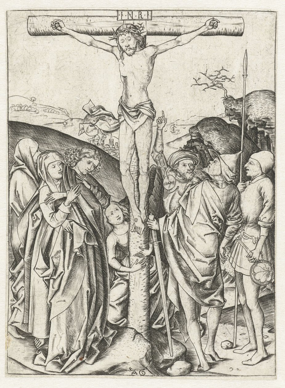 Christ sur la croix (Passieverhaal) - Monogrammist AG