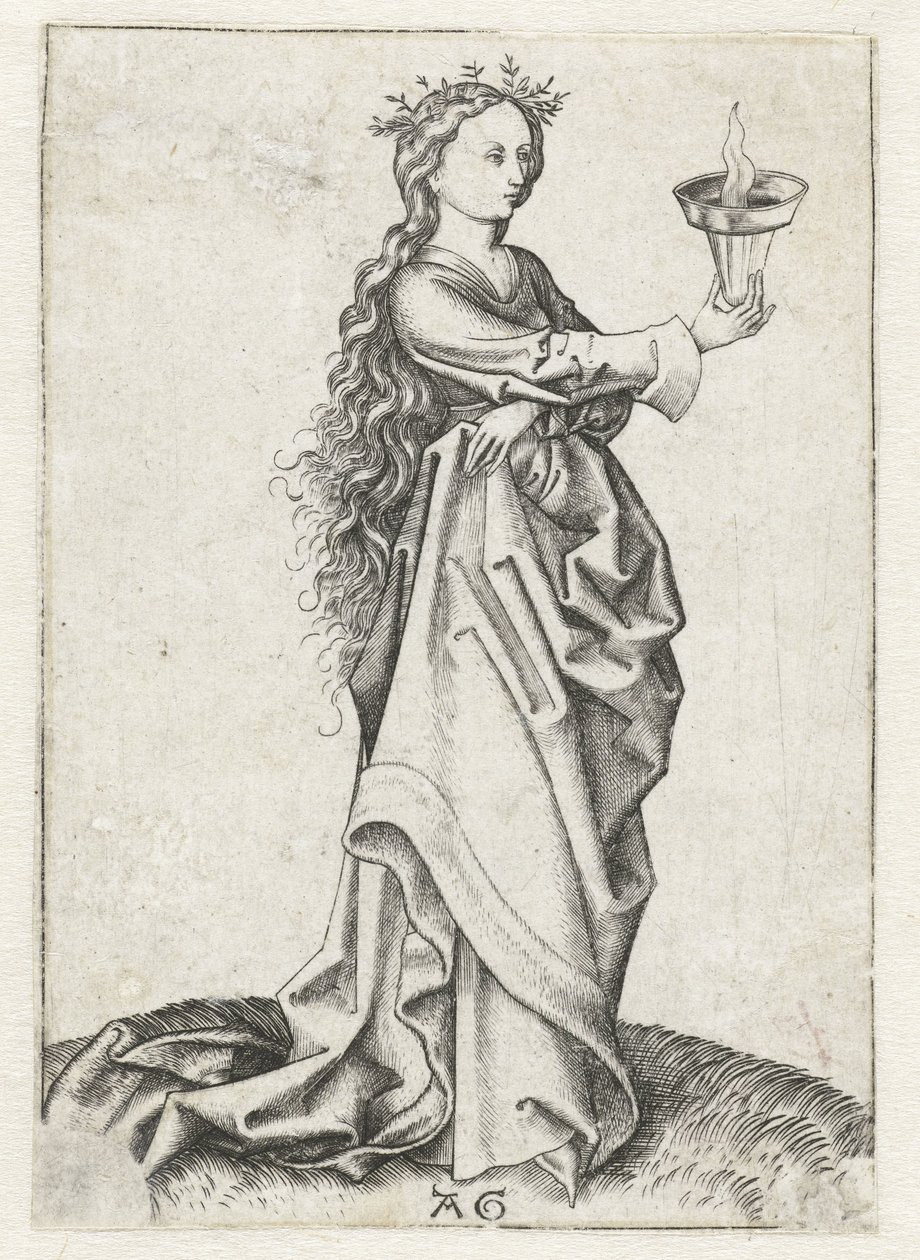 La troisième vierge sage - Monogrammist AG