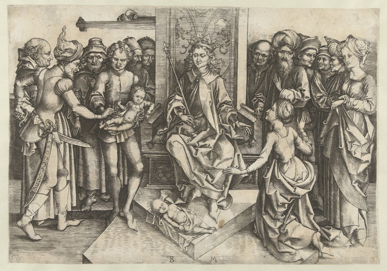 Le Jugement de Salomon - Monogrammist BM