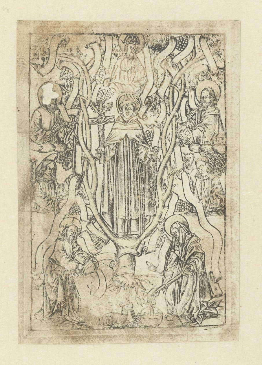 Saint Dominique - Monogrammist S