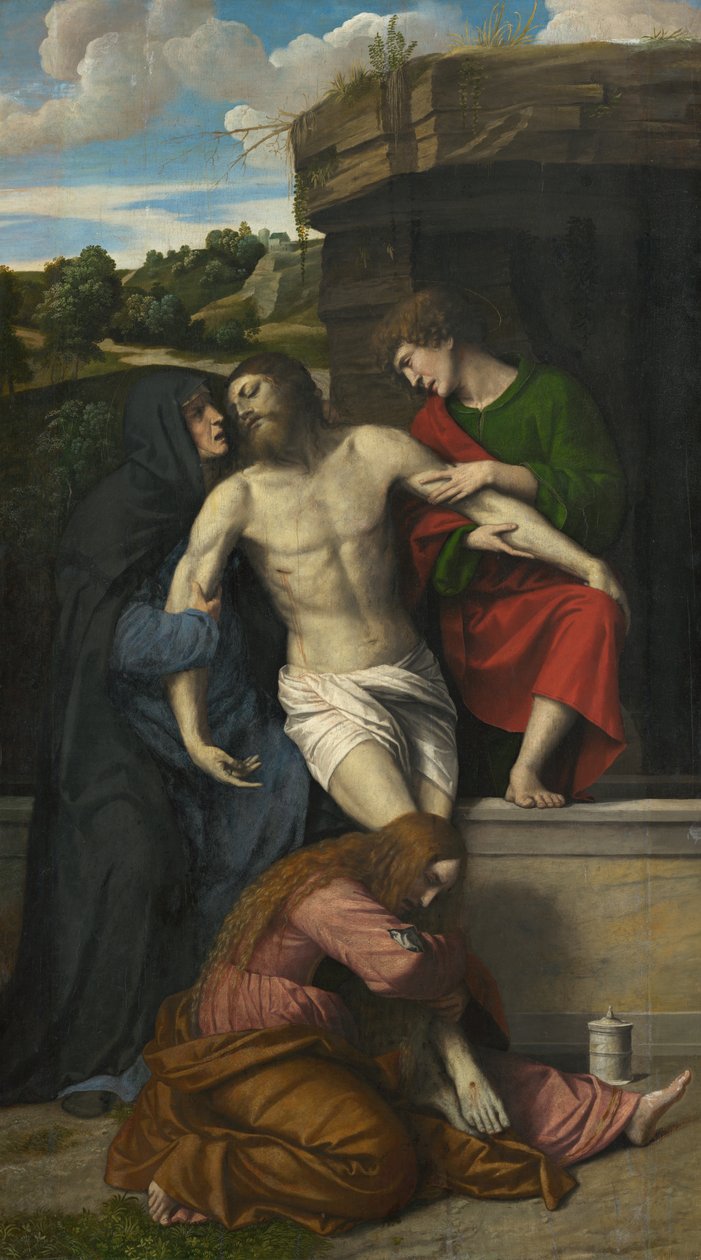 La Mise au Tombeau du Christ - Moretto da Brescia  