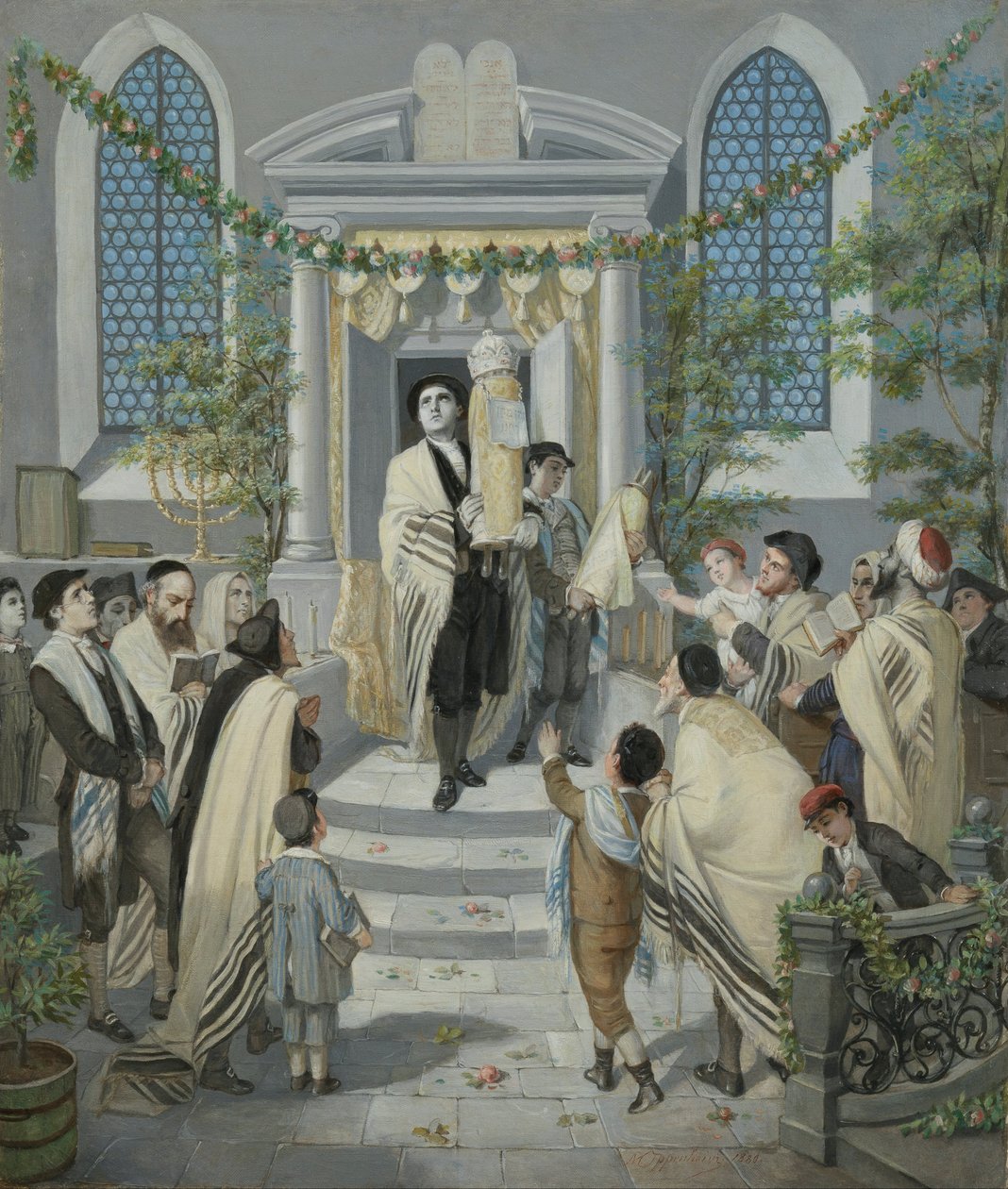 Shavuot (Pentecôte) - Moritz Daniel Oppenheim