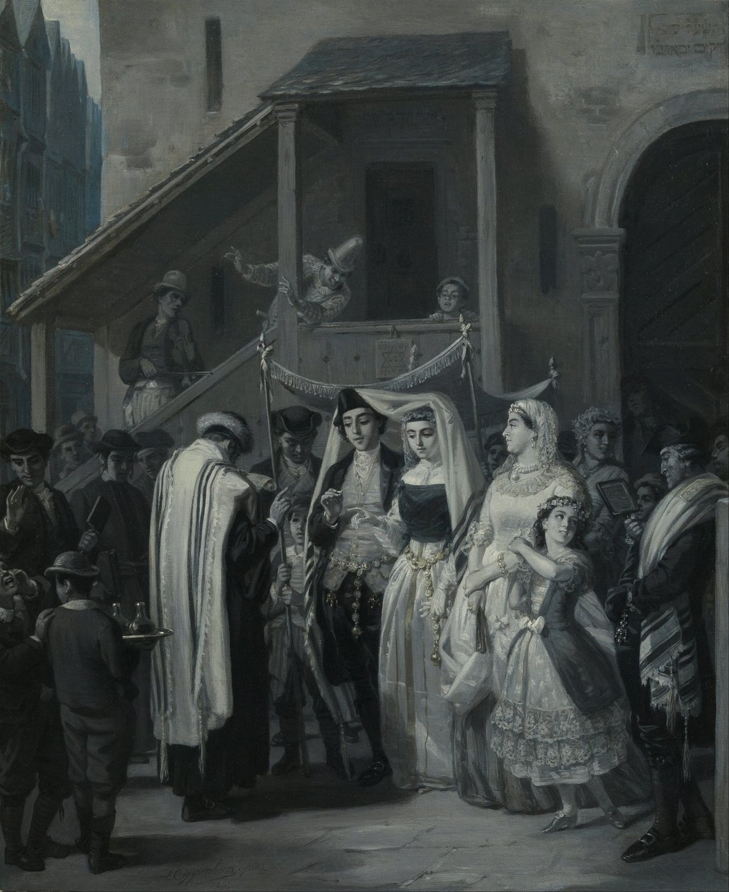 Le mariage - Moritz Daniel Oppenheim