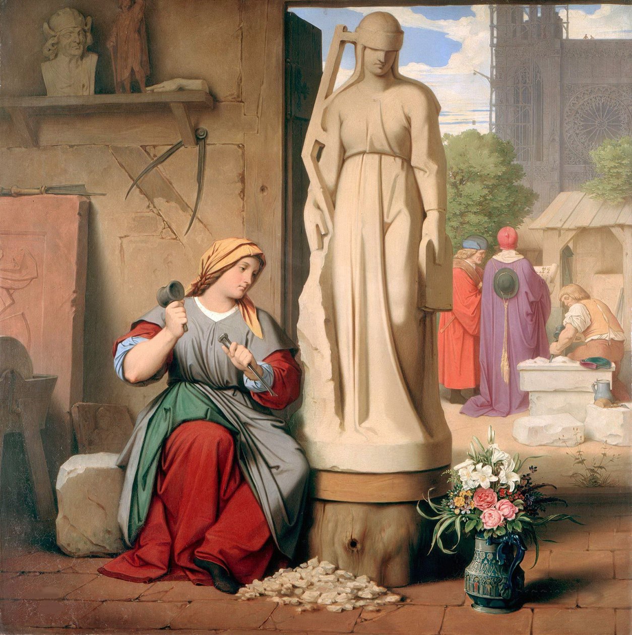 Sabina von Steinbach, 1844 - Moritz Ludwig von Schwind