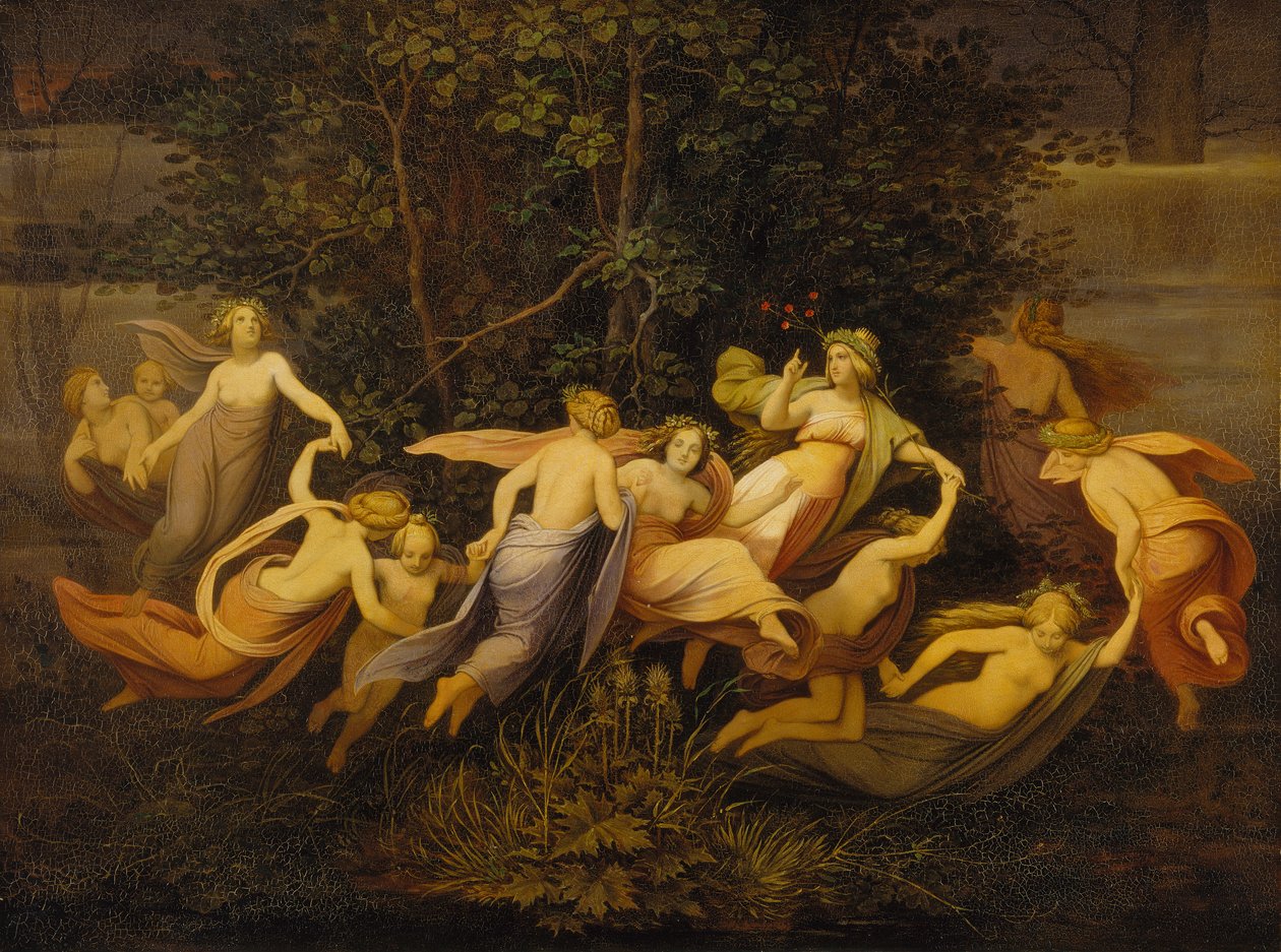 Danse des fées dans le bosquet d
