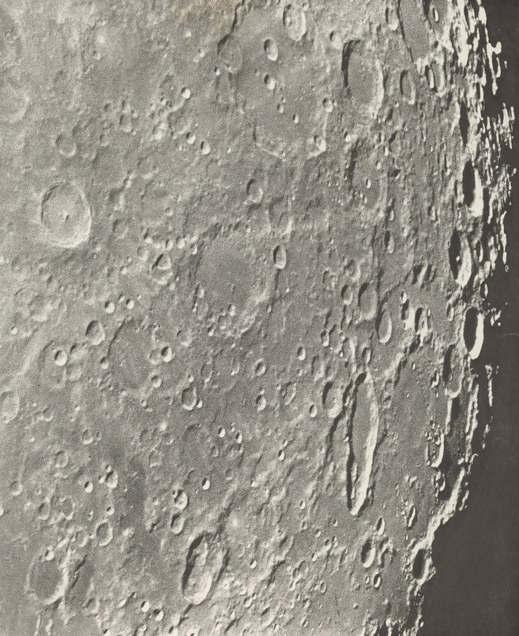 Photographie Lunaire Blancanus - Tycho - Schiller,1899 (photo) - Moritz & Puiseux Pierre Henri (1855 1928) Loewy
