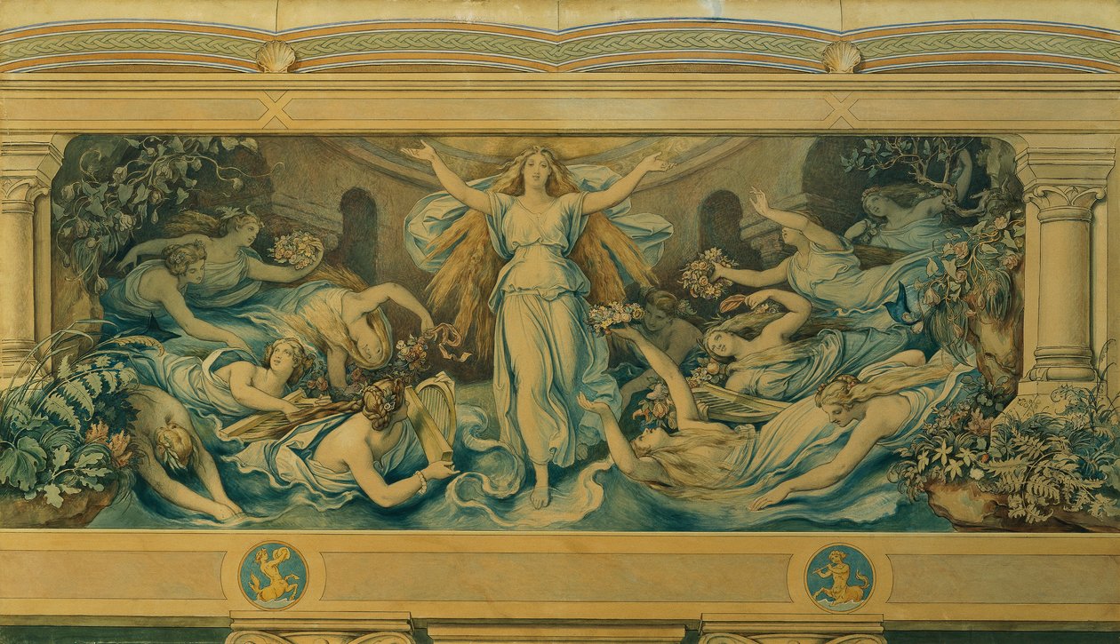 La belle Mélusine : V. Le sanctuaire - Moritz Ludwig von Schwind