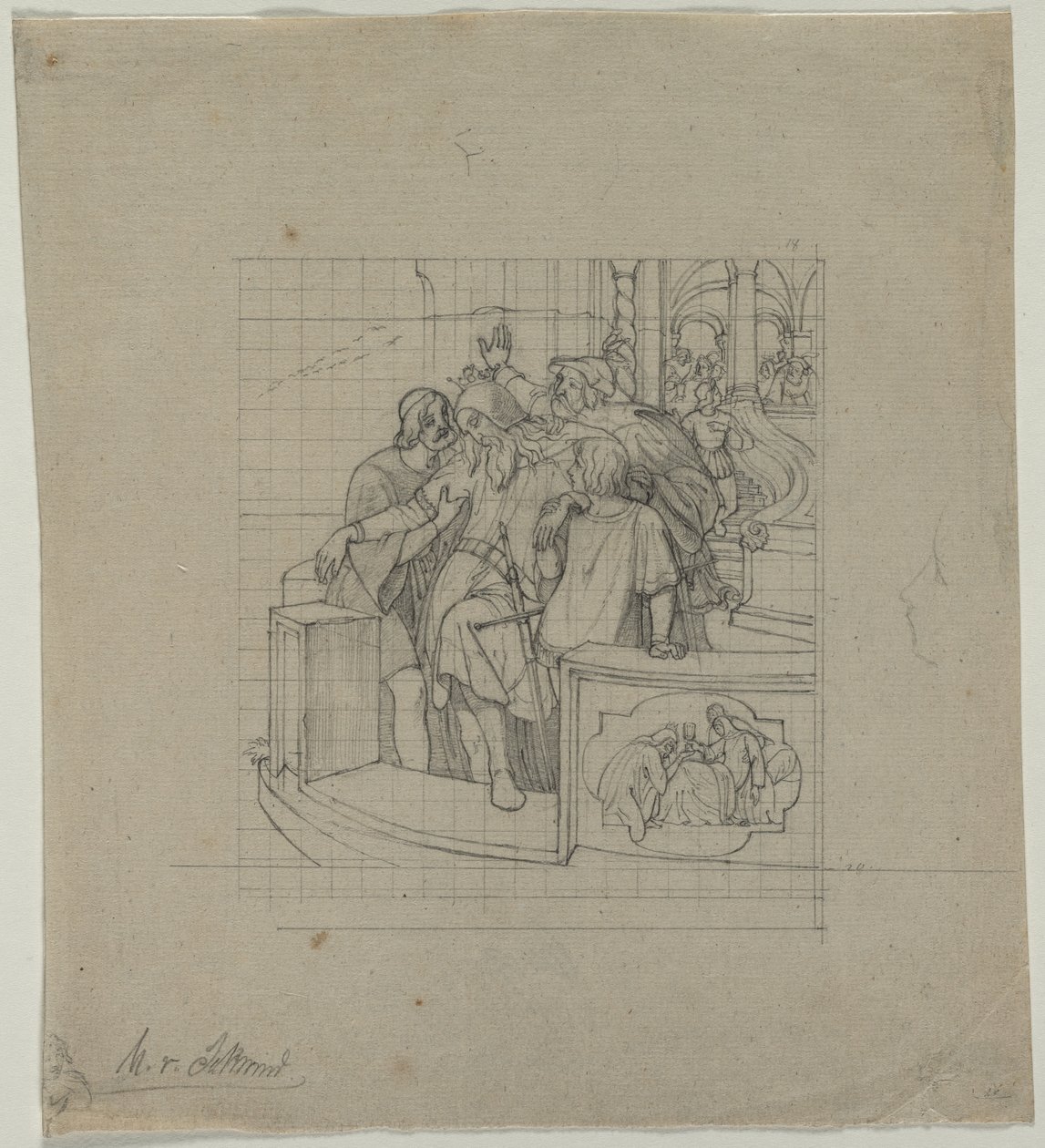 Le Roi de Thulé - Moritz Ludwig von Schwind