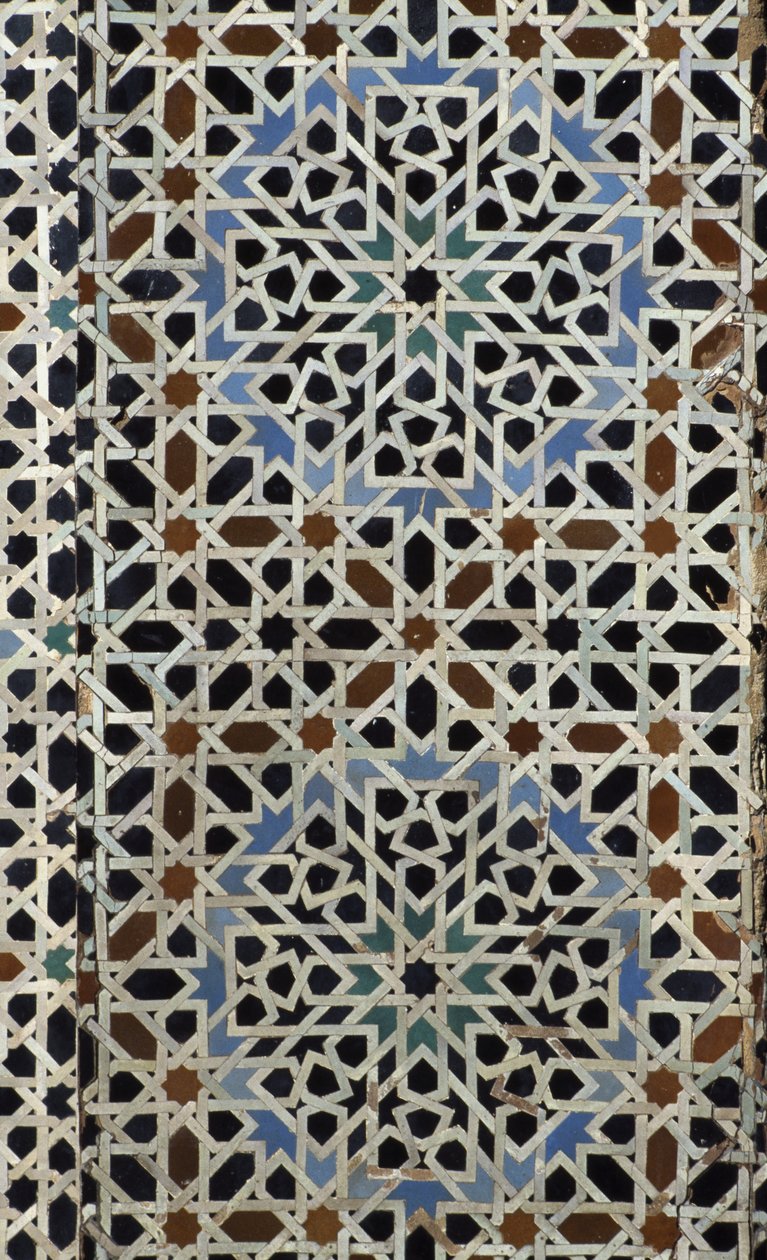 Bou Inania Madrasa, zellij, 14e siècle - Moroccan School