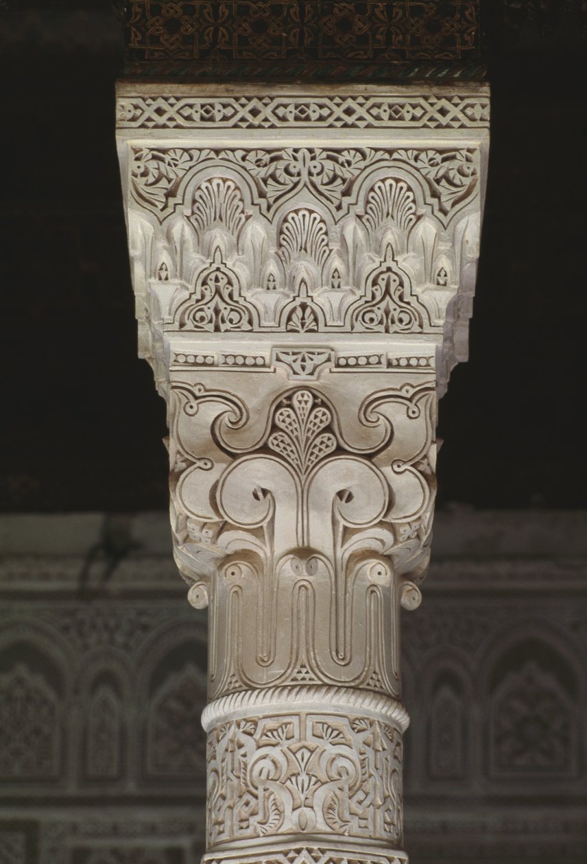 Kasbah de Thami El Glaoui, chapiteau - Moroccan School
