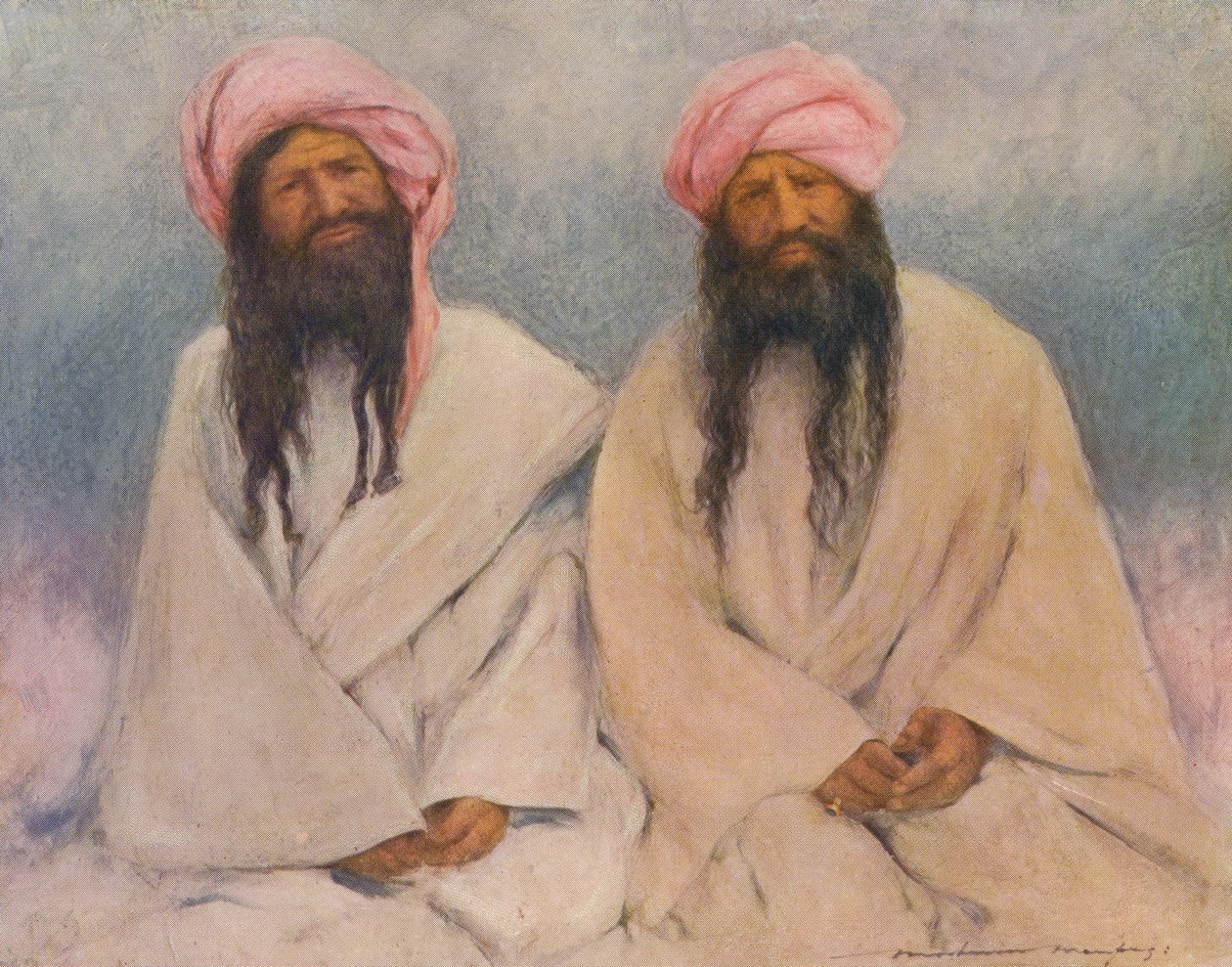 Deux chefs baloutches - début du 20e siècle - Mortimer Ludington Menpes