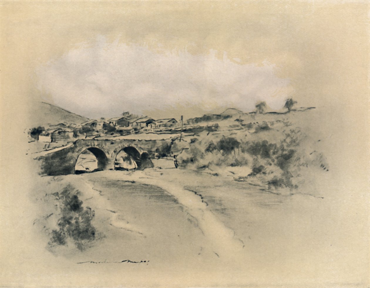 Un village mexicain, 1903 - Mortimer L Menpes