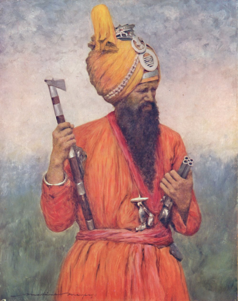 Un serviteur de Jind, 1903 - Mortimer L Menpes