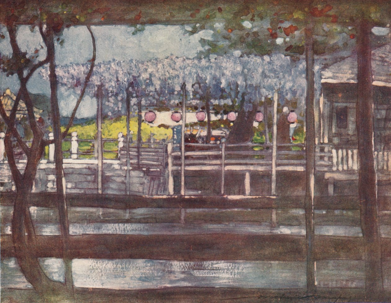 Un jardin de glycine, vers 1887, 1901 - Mortimer L Menpes