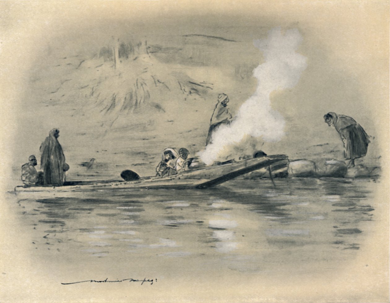 Famille de tribu nomade, 1903 - Mortimer L Menpes