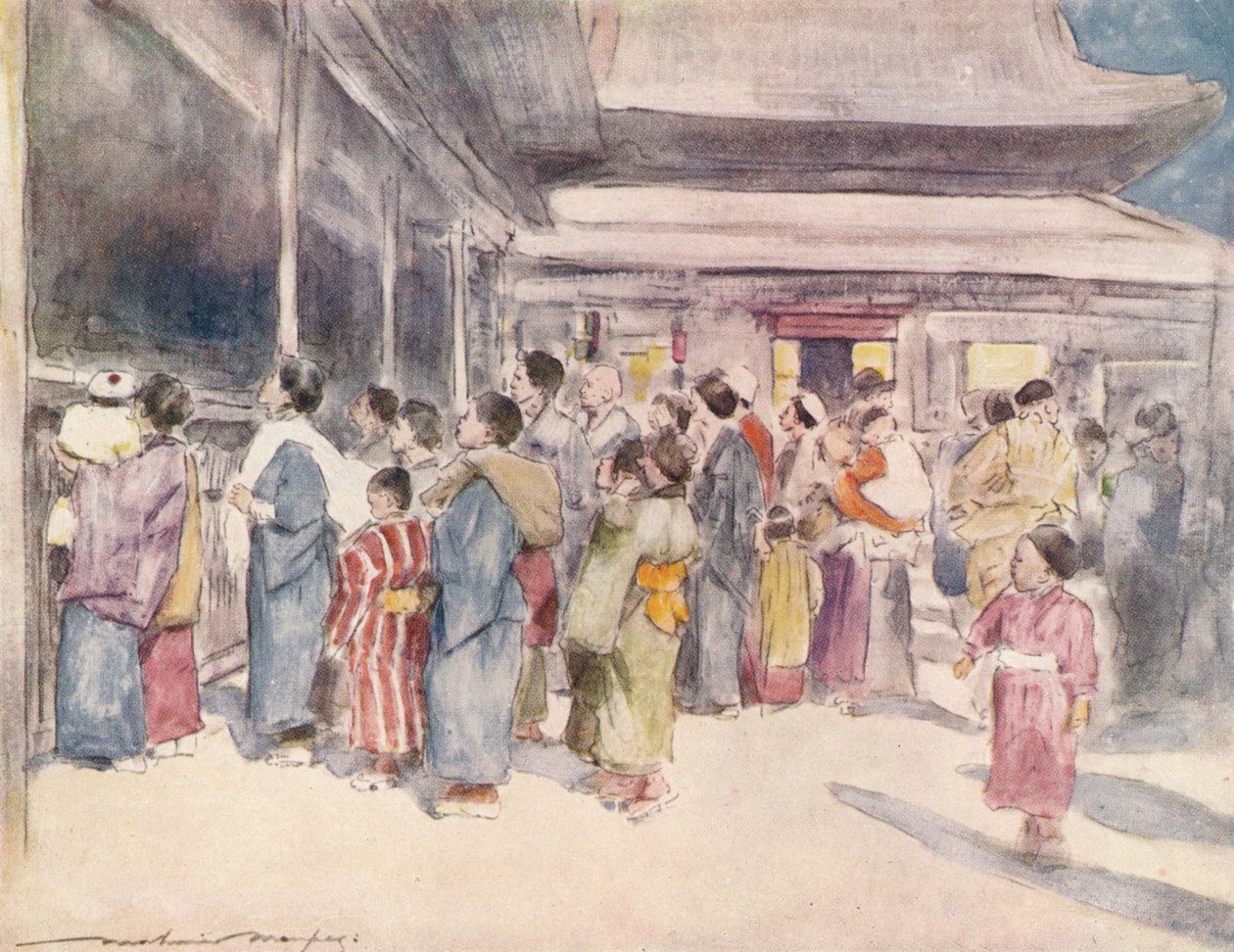 Spectateurs, vers 1887, 1901 - Mortimer L Menpes