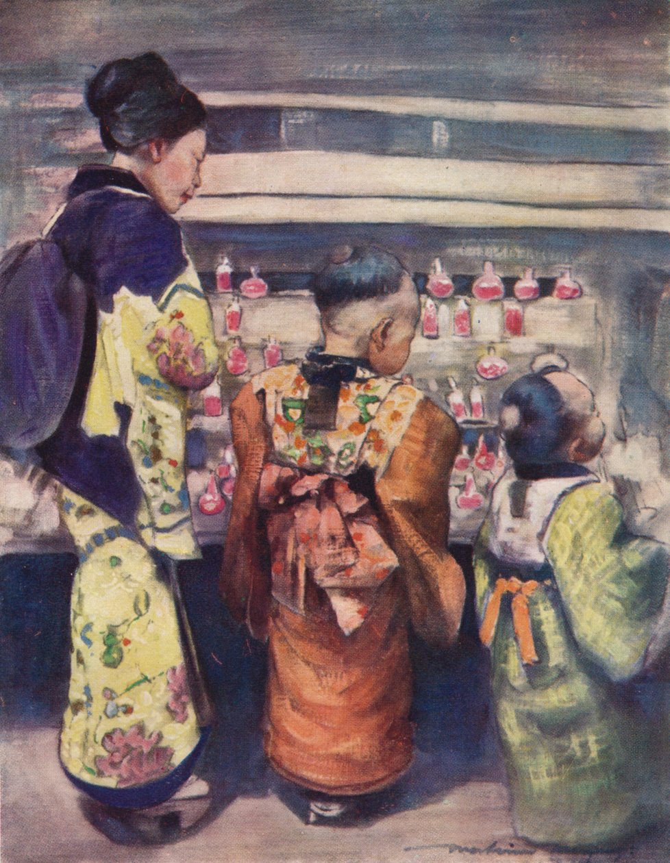Étal de sucre-eau, vers 1887, 1901 - Mortimer L Menpes