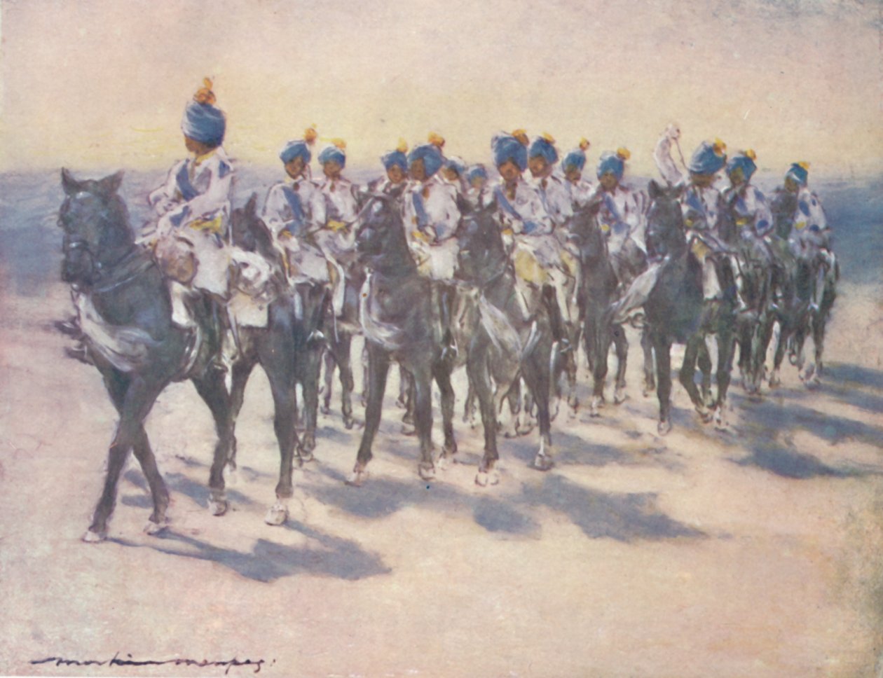 Le Corps des Cadets Impériaux au Durbar, 1903 - Mortimer L Menpes