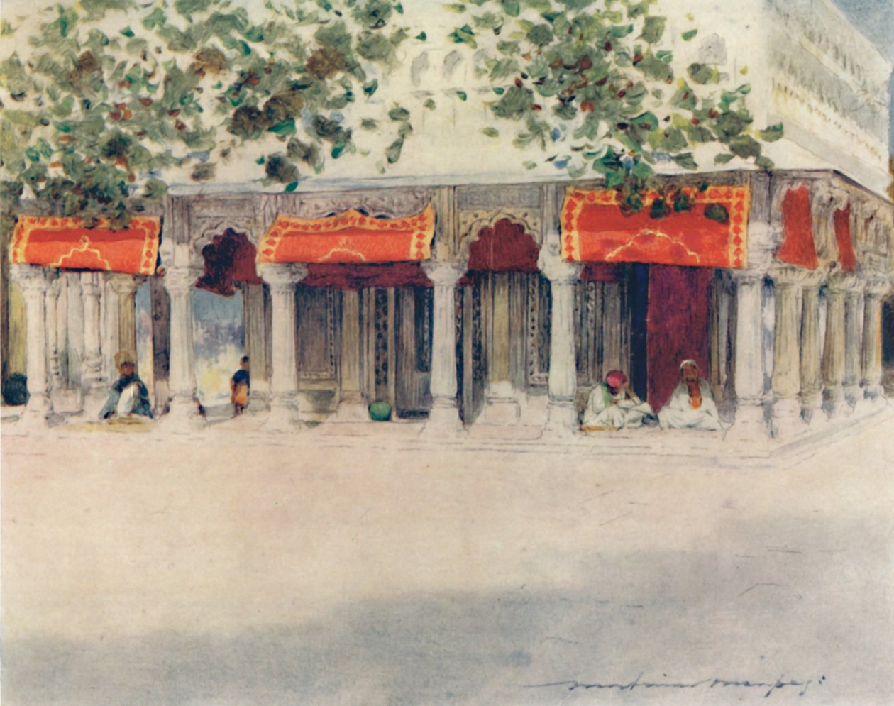 Un Bara Durri à Delhi, 1905 - Mortimer Ludington Menpes
