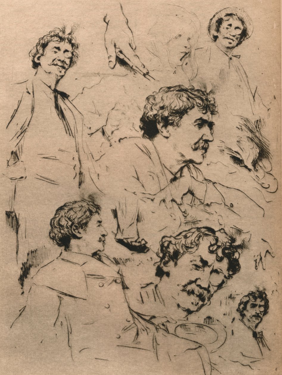 Études de James McNeill Whistler, vers 1886, 1903 - Mortimer Ludington Menpes