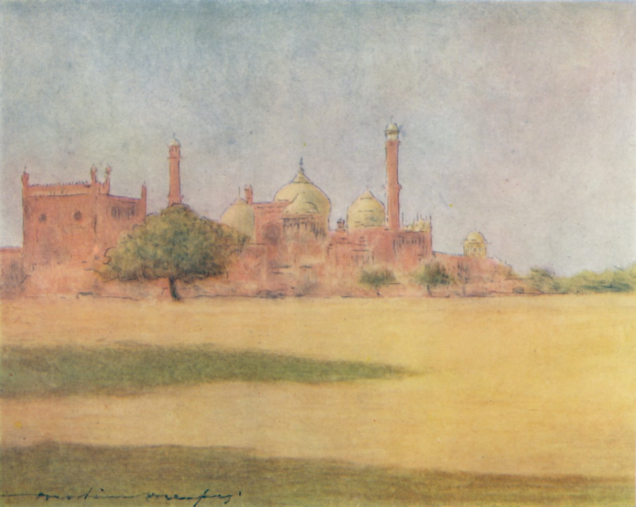 La mosquée Jumna, 1905 - Mortimer Ludington Menpes