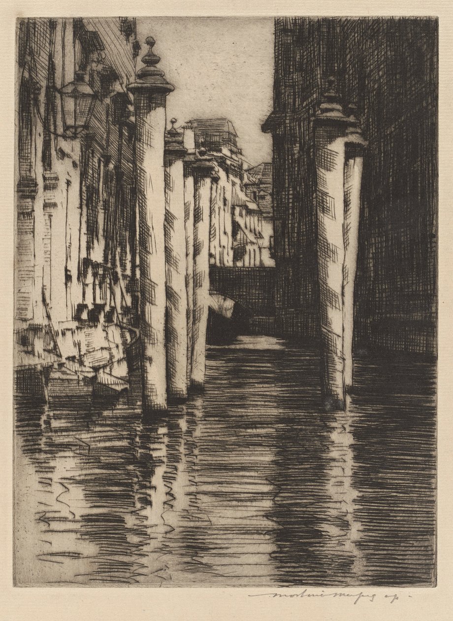 Un canal étroit, Venise - Mortimer Menpes