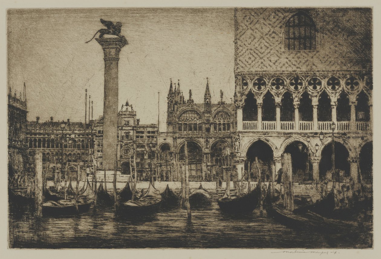 La Piazza San Marco, Venise - Mortimer Menpes